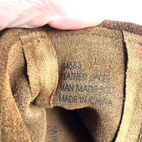 Minnetonka Women’s Suede Fringe Moccasin Boots Brown Size 7/7.5 - Picture 10 of 10